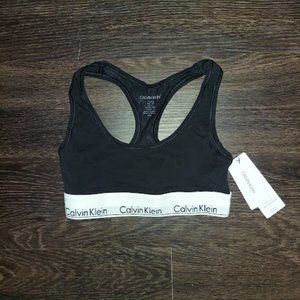 Calvin Klein Modern Cotton Bralette Black Size Small